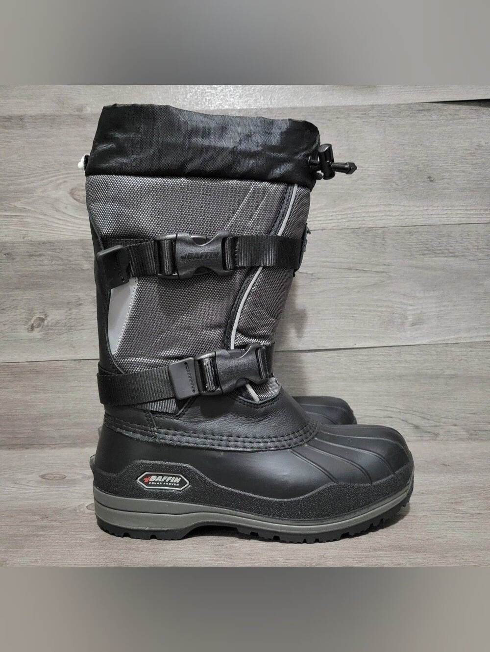 Baffin Musher Women's Size 7 Impact Polar Waterproof Insulated Snow Boots Black